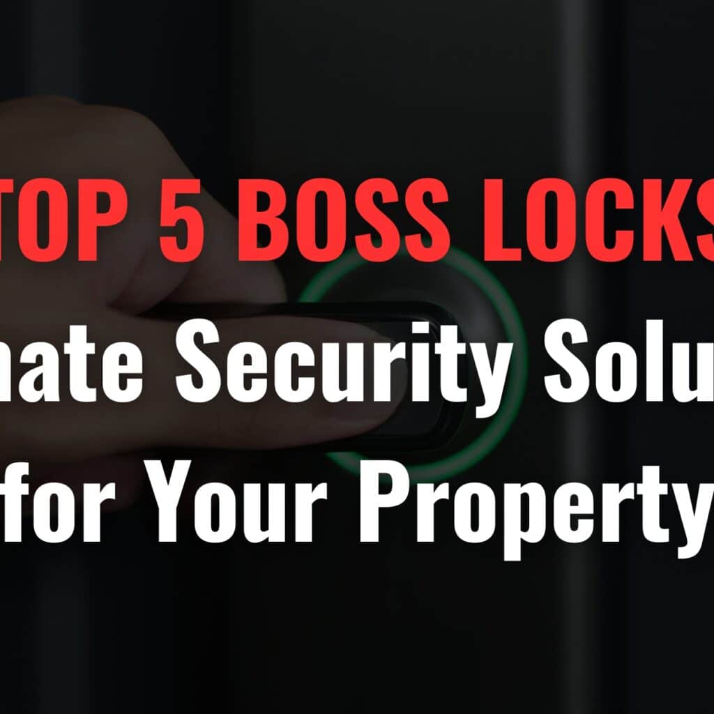 Top 5 Boss Locks: Ultimate Security Solutions for Property